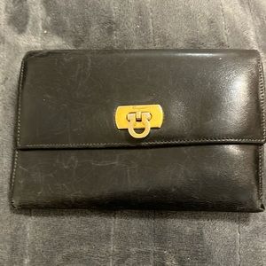 Ferragamo black wallet
